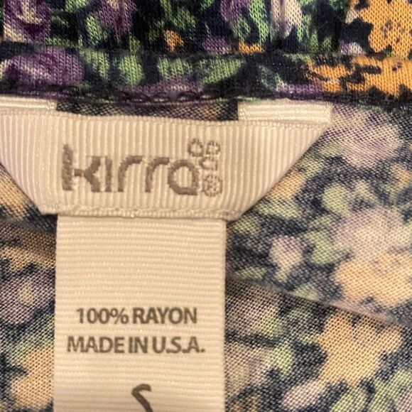 Kirra Floral Tank Top Size Small - Picture 7 of 10